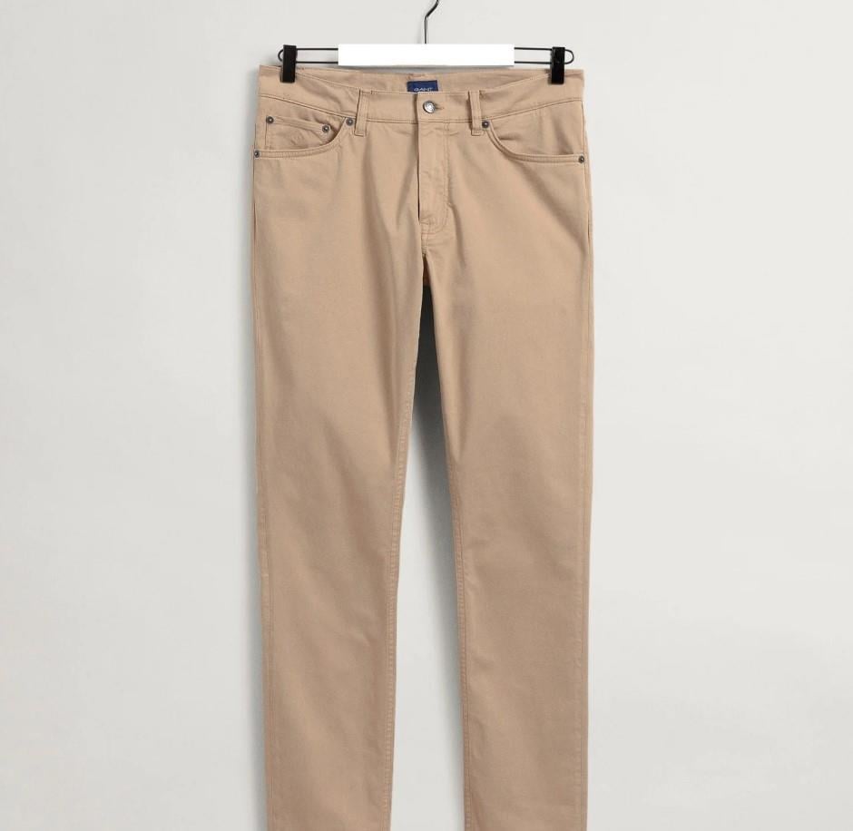 Gant Maxen Erkek Yeşil Extra Slim Fit Jean Pantolon