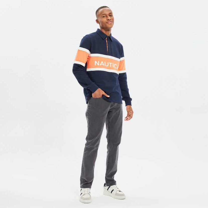 NAUTICA ERKEK GRİ DENİM PANTOLON