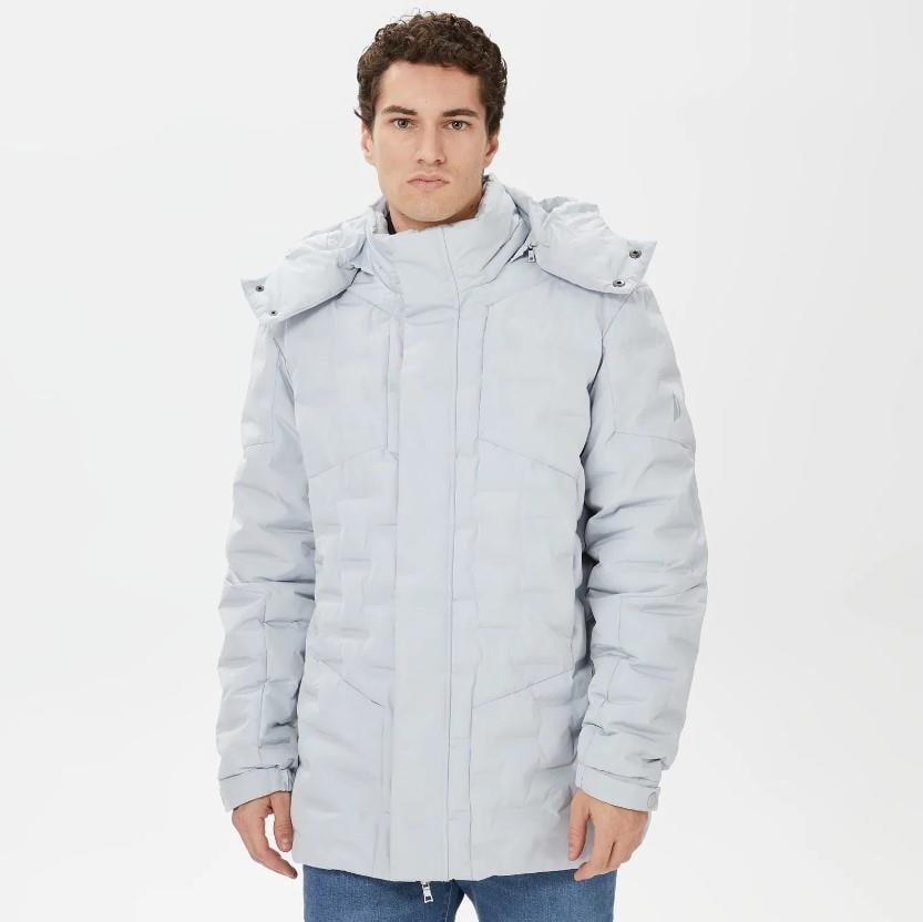 Nautica Erkek Gri Standart Fit Mont