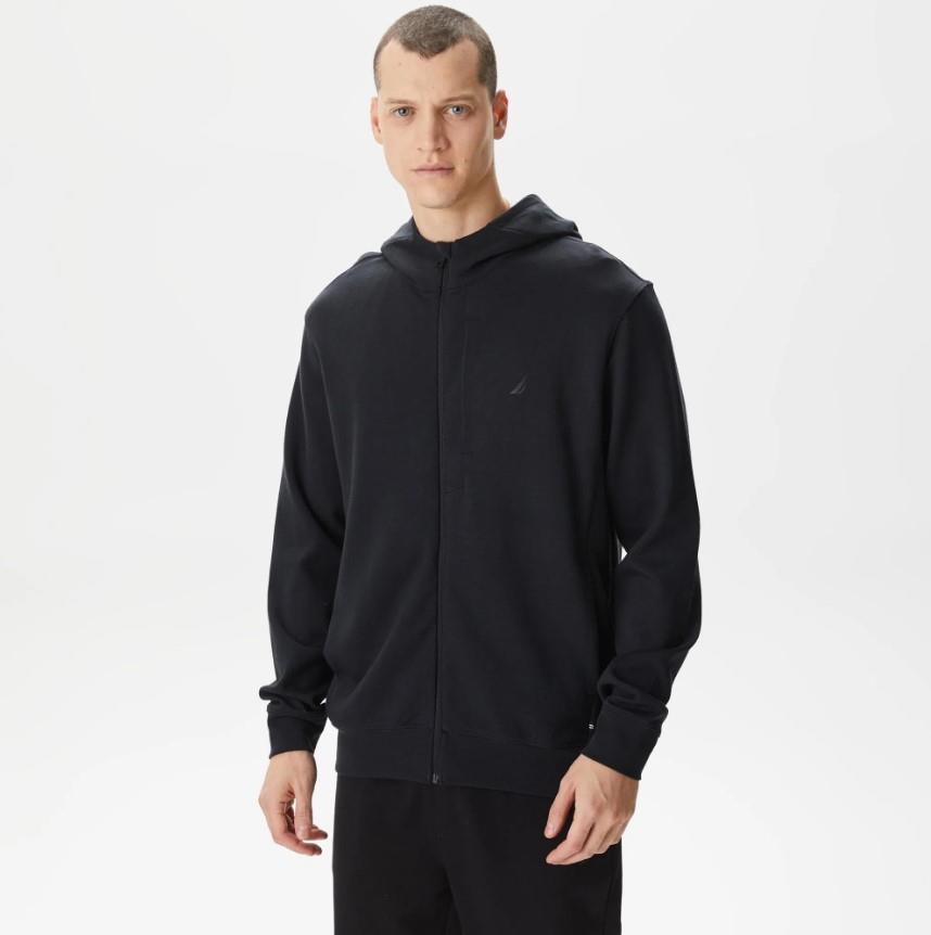 Nautica Erkek Siyah Standart Fit Sweatshirt