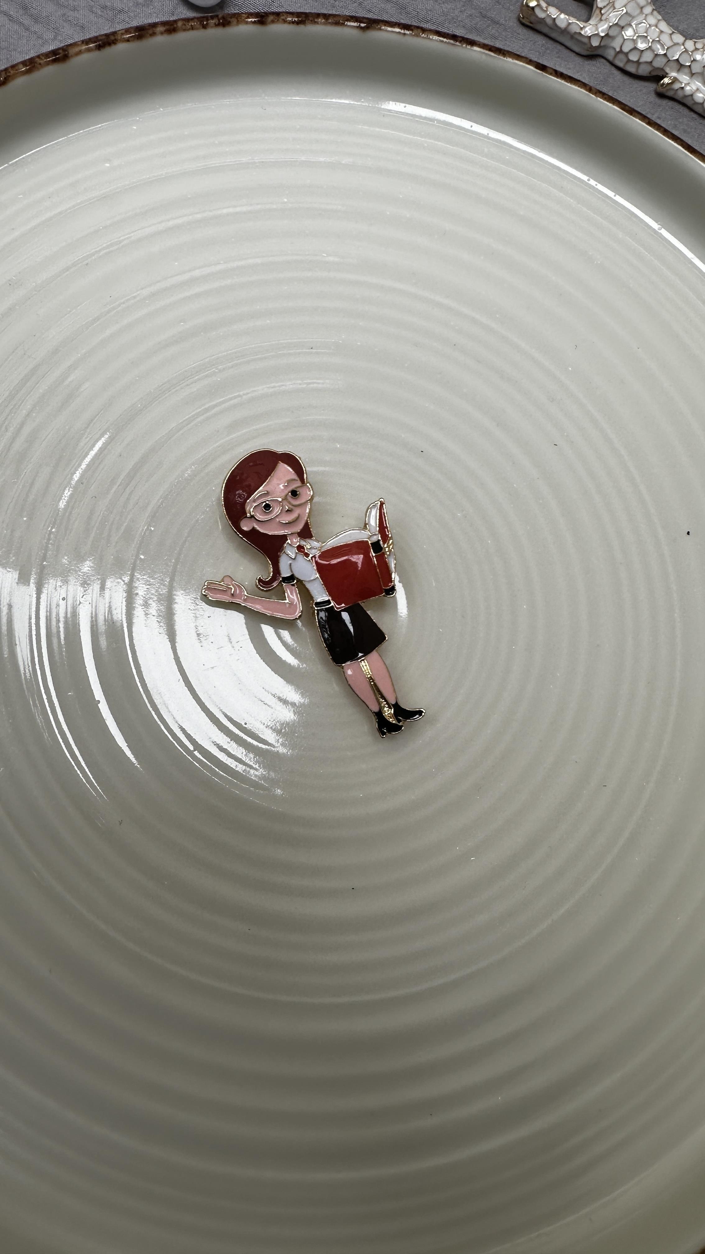 Öğretmenim Canım Benim Broş