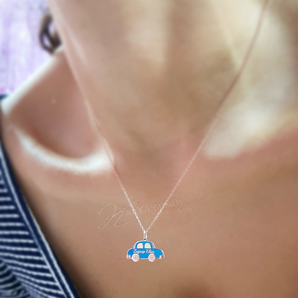 Vosvos Araba İsimli Gümüş Kolye