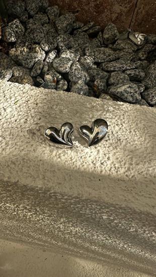 Asimetrik Tombul Kalp Küpe