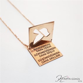 Aşk Güvercini Gümüş Kolye