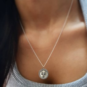 Burçlar Gümüş Kolye