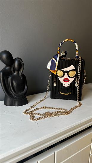 ByFuly Pearl Black Çanta