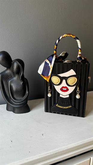 ByFuly Pearl Black Çanta