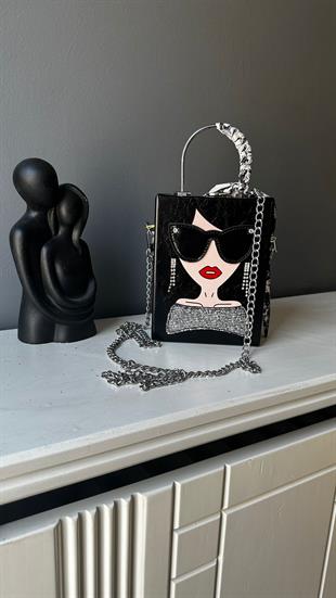 ByFuly Sparkle Black Çanta