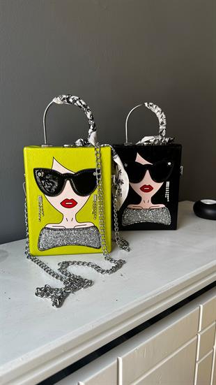 ByFuly Sparkle Black Çanta