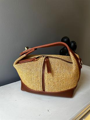ByFuly Wickermix Brown Çanta