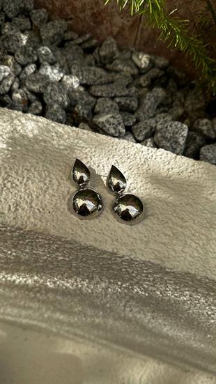 Damla Detay Topçuk Küpe