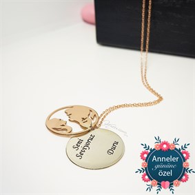 Gizli Bahçem Annem Gümüş Kolye