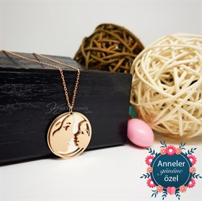 Gizli Bahçem Annem Gümüş Kolye