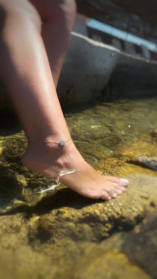 Kalın Kalp Yonca Yıldız Gümüş Halhal