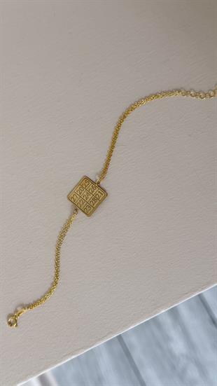 Kubera Para Mantrası Gümüş Bileklik