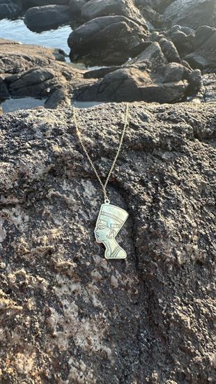 Nefertiti Gümüş Kolye