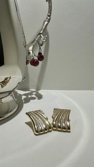 Orjinal Marka Zirkon Taşlı Çoklu Damla Küpe