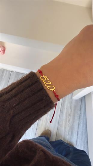 Sayı Sekansı Örgü Gümüş Bileklik