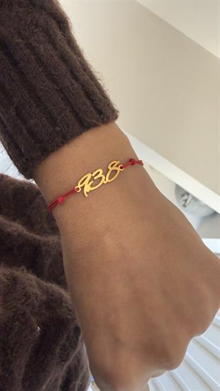 Sayı Sekansı Örgü Gümüş Bileklik