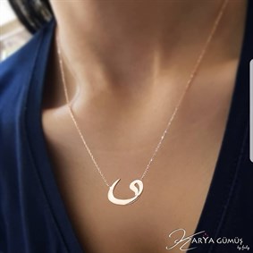 Vav Gümüş Kolye