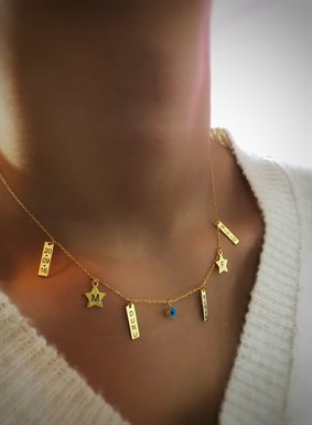 Yeni İsimli Şans Gümüş Kolye