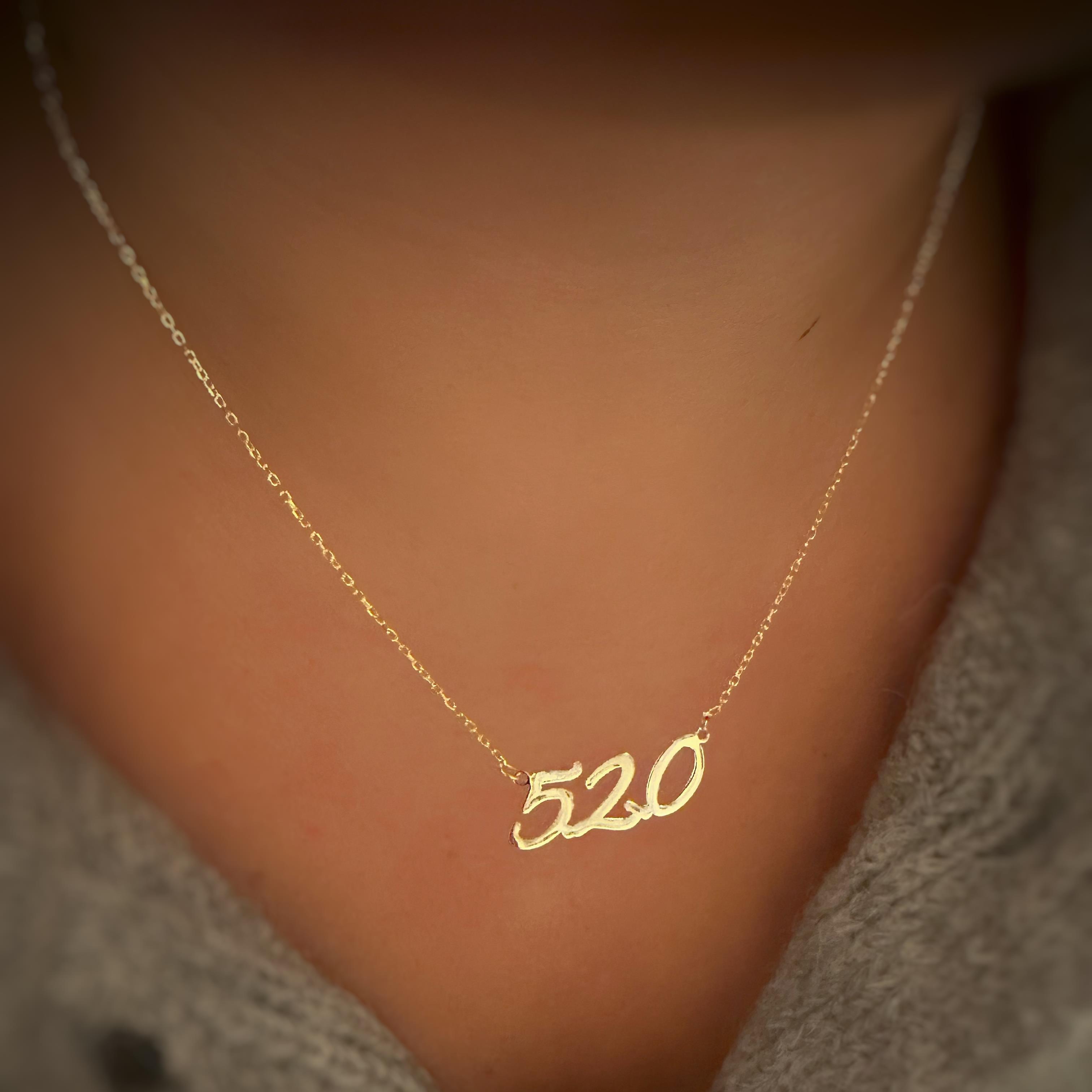 520 Acil Para Sekansı Gümüş Kolye