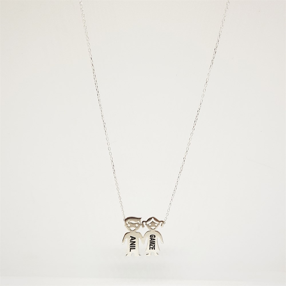 AŞK İSİM GÜMÜŞ KOLYE