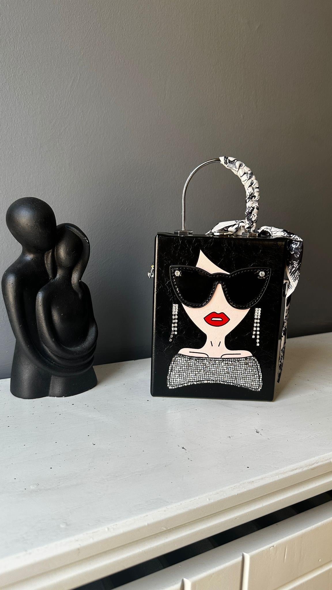 ByFuly Sparkle Black Çanta