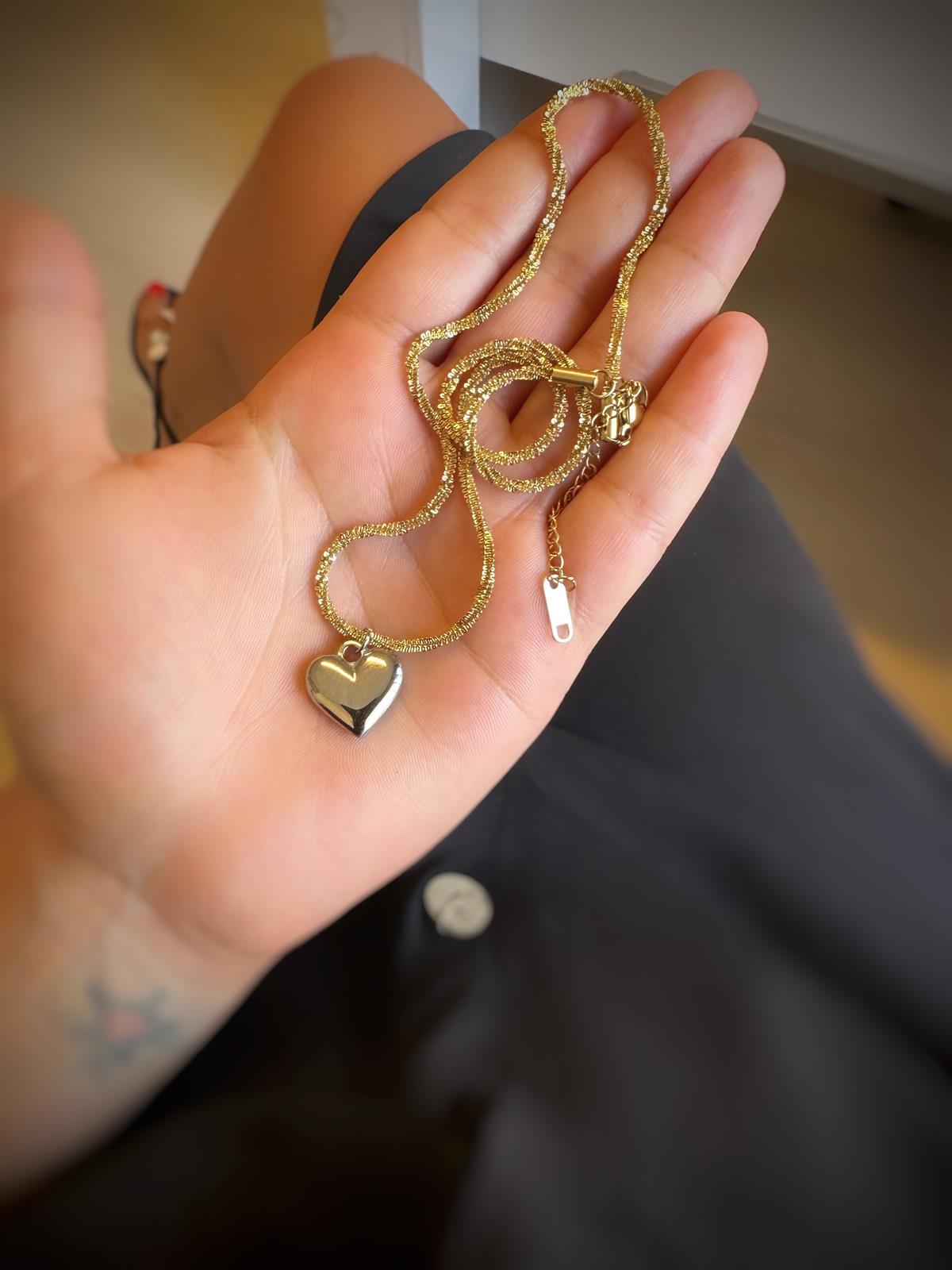 Çelik Kalp ByFuly Kolye