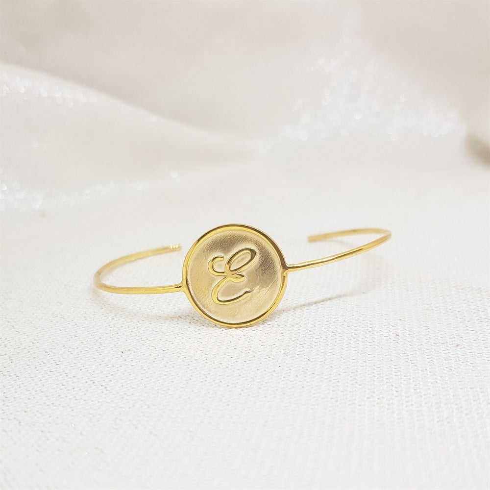 KELEPÇE HARF YADA İSİM GÜMÜŞ BİLEKLİK