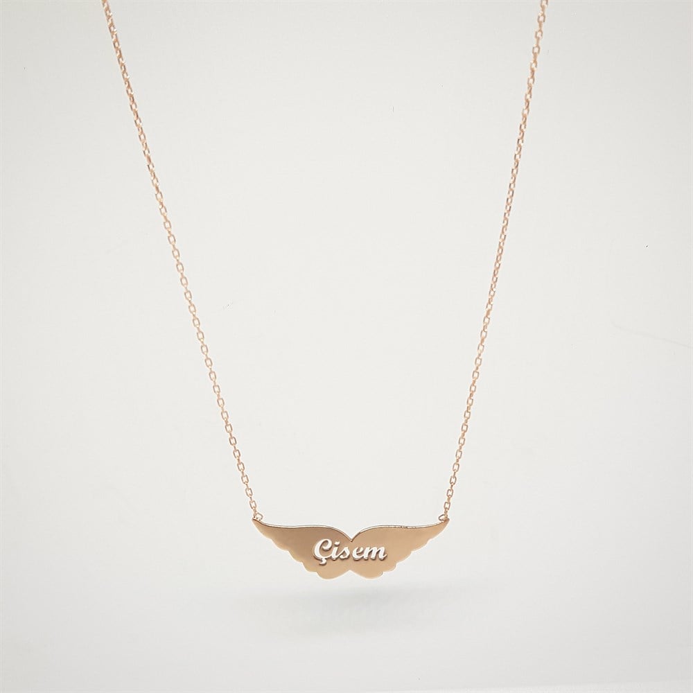 MELEK KANADI İSİM GÜMÜŞ KOLYE