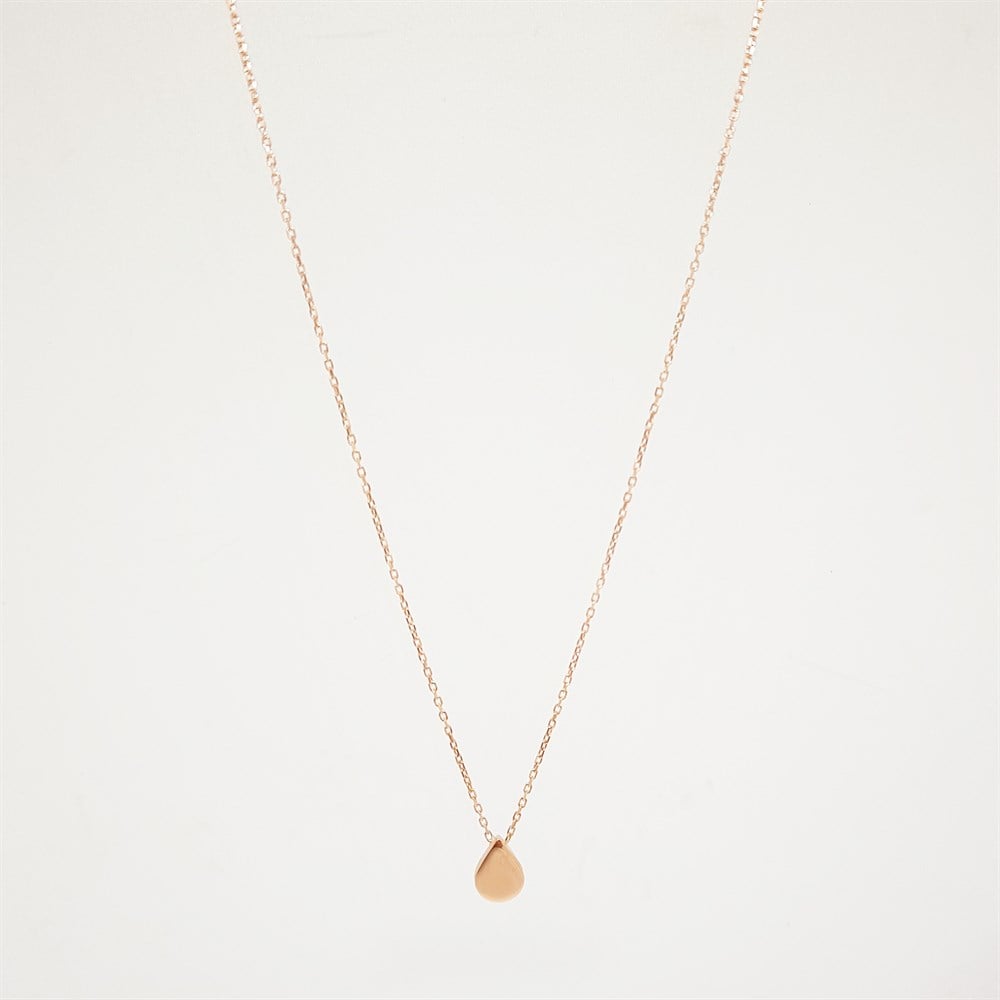 MİNİK FİGÜRLÜ DAMLA GÜMÜŞ KOLYE