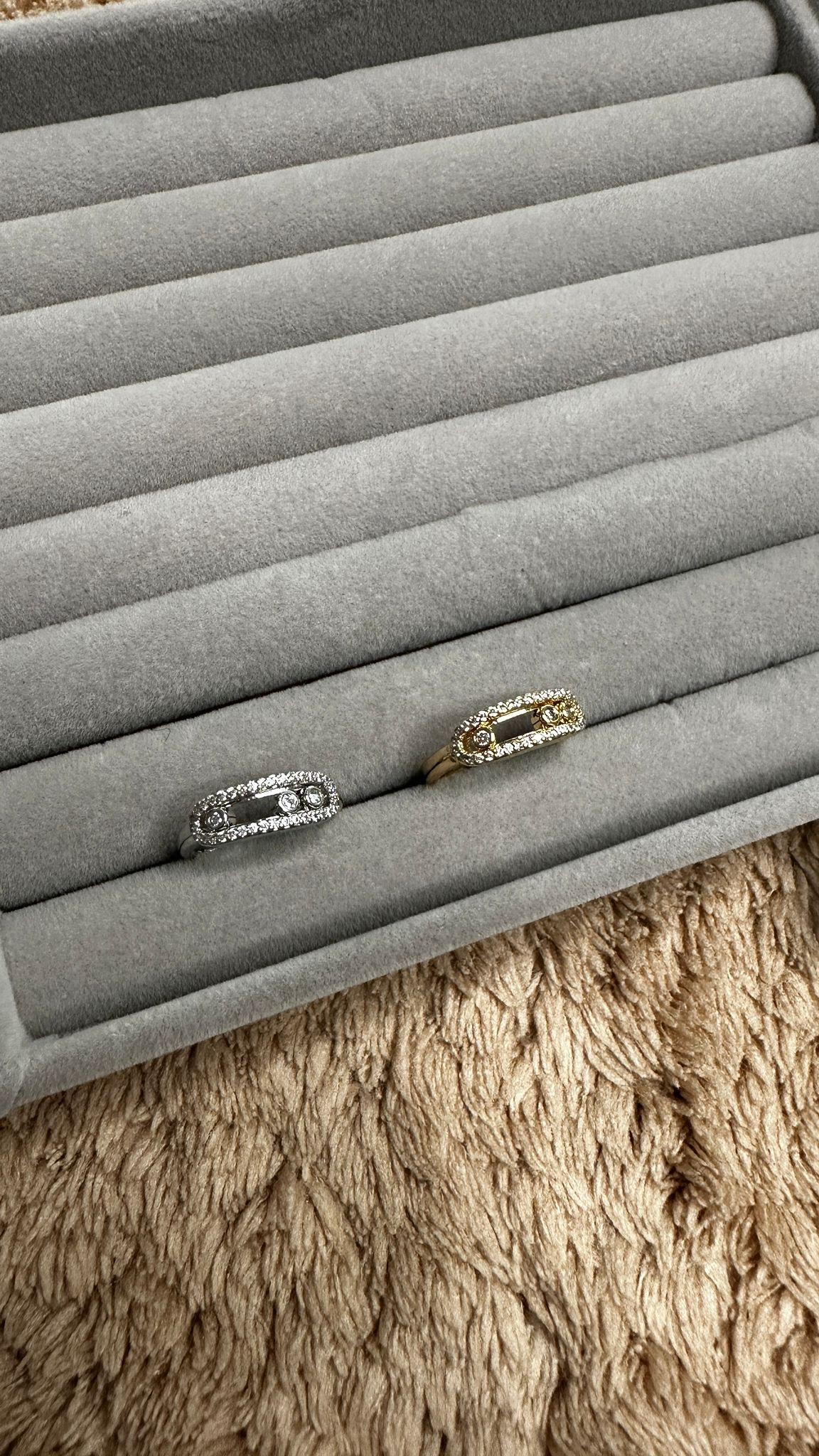 Nokta Zirkon Taşlı Orjinal Marka Yüzük