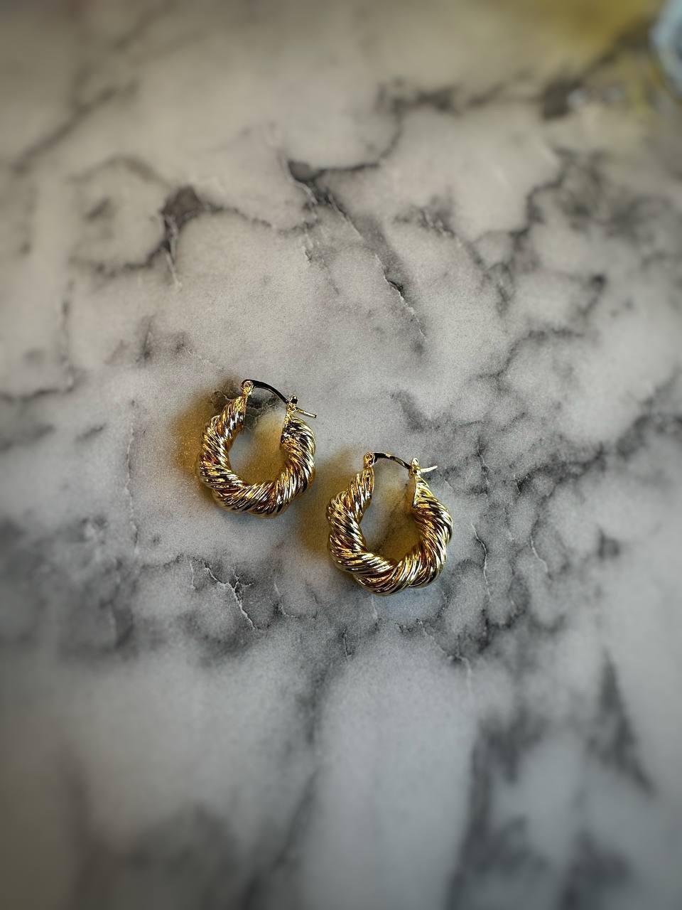 Nostalji Burgu Halka Çelik Küpe