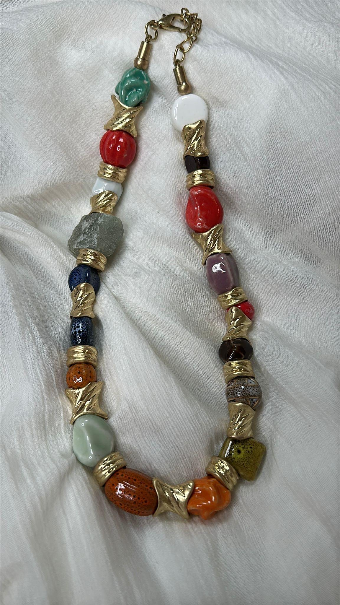 Orjinal Marka Kesme Doğaltaş Kolye