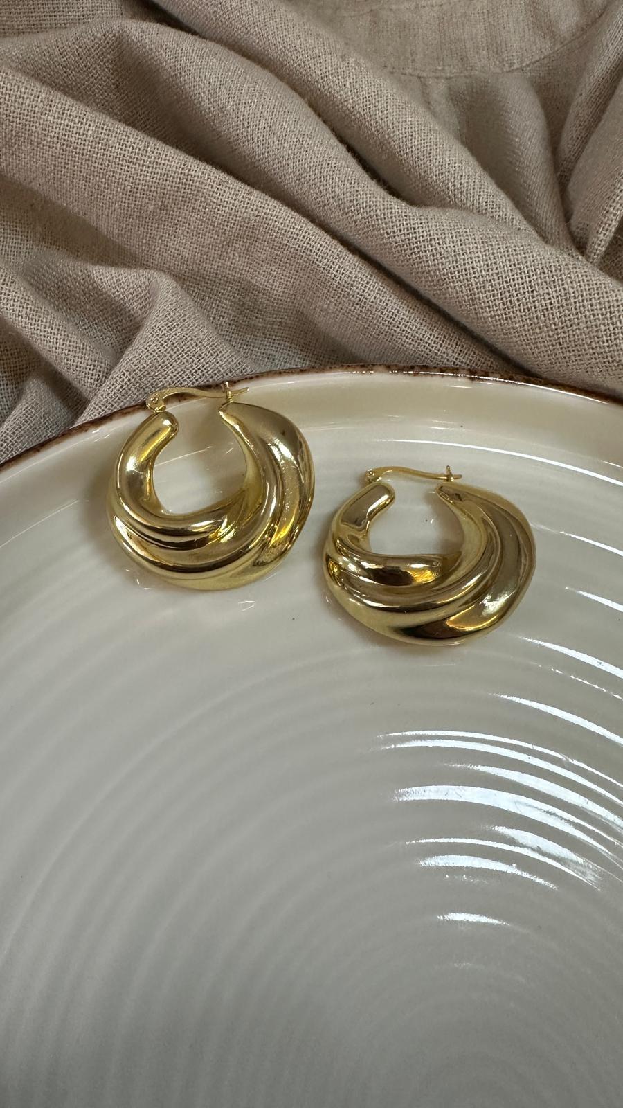 Orjinal Marka Vintage Halka Küpe