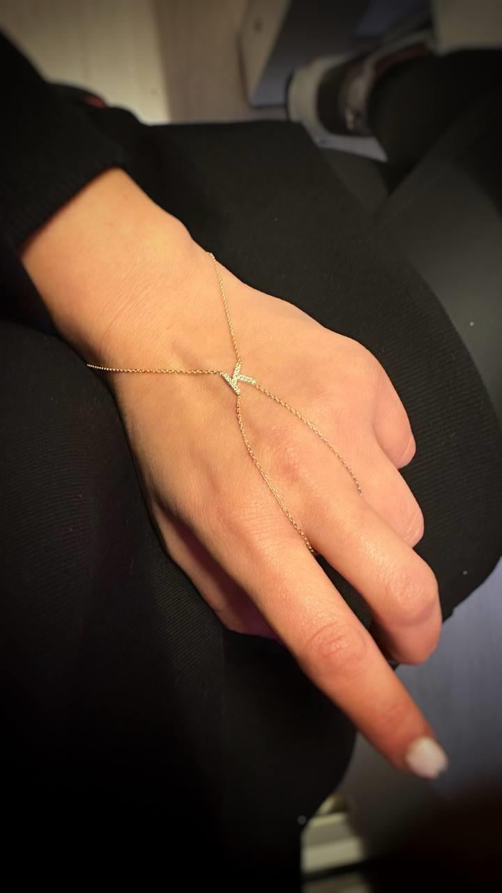 Taşlı Harf Gümüş Şahmeran 