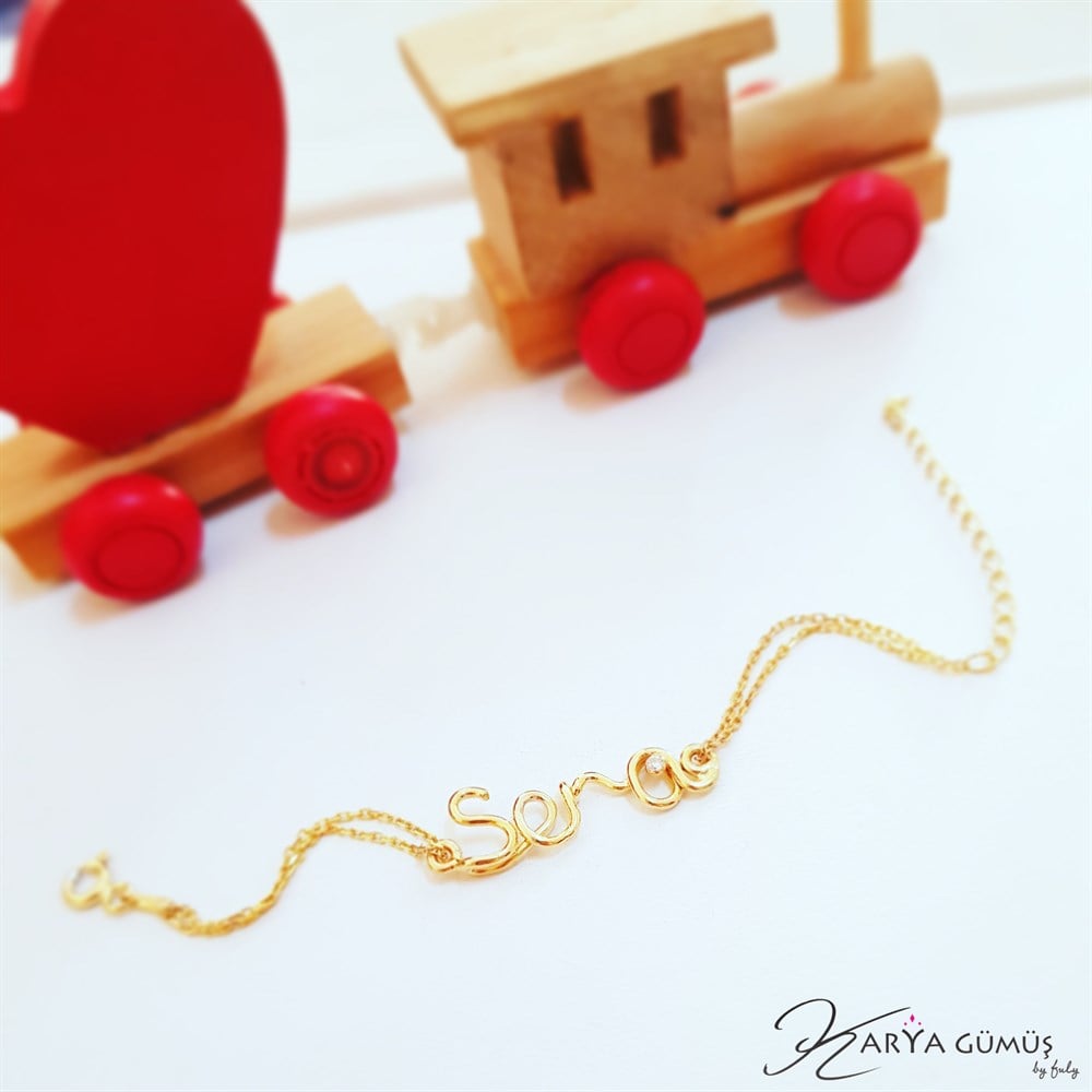 TEL BÜKME BEBEK / ÇOCUK İSİMLİ GÜMÜŞ BİLEKLİK