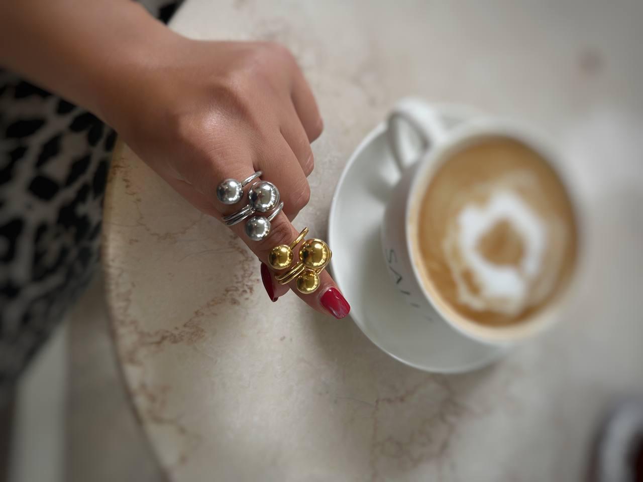 Üçlü Topçuk Yüzük