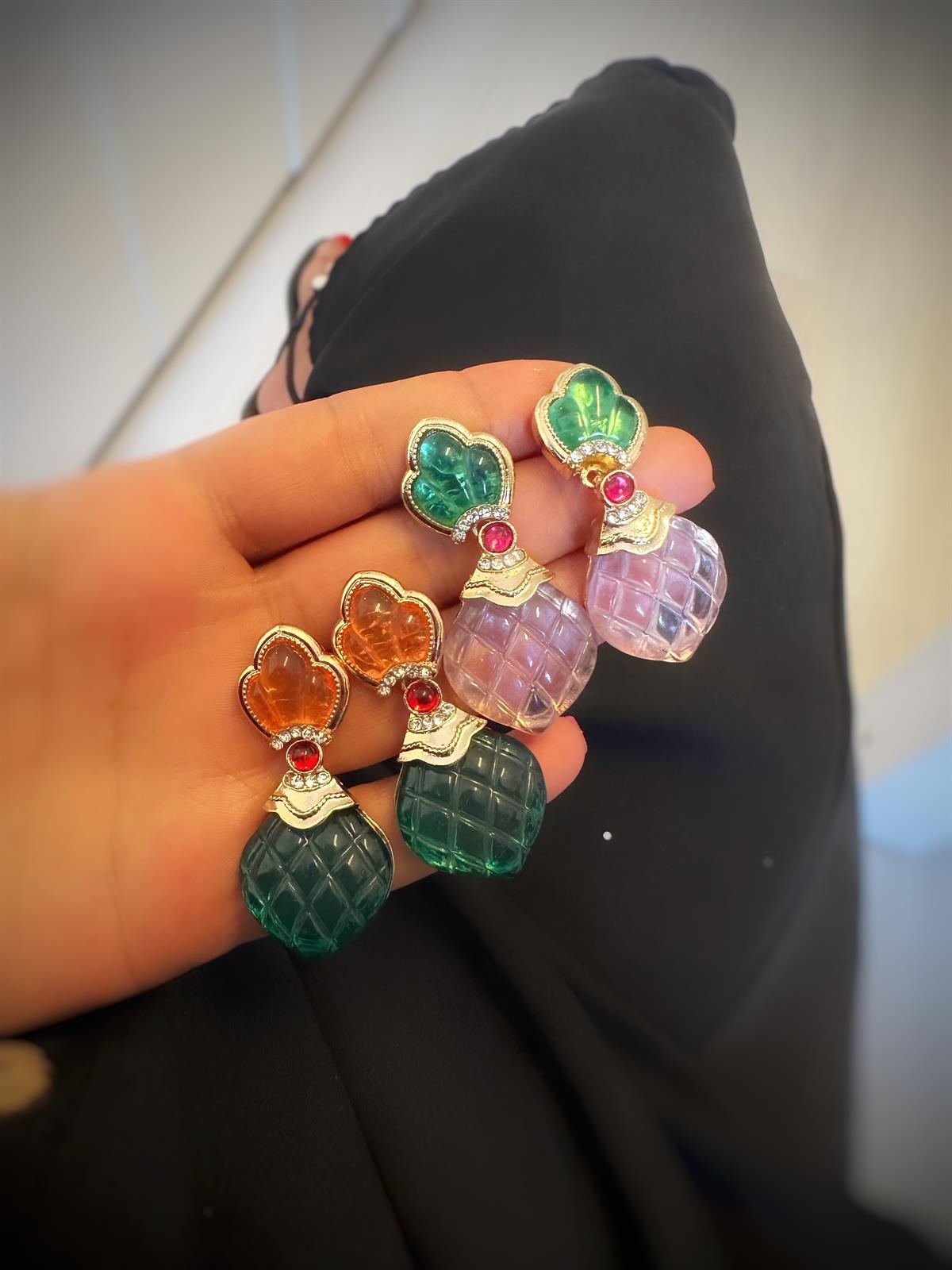 Vinatage Gold Detay Tasarım ByFuly Küpe