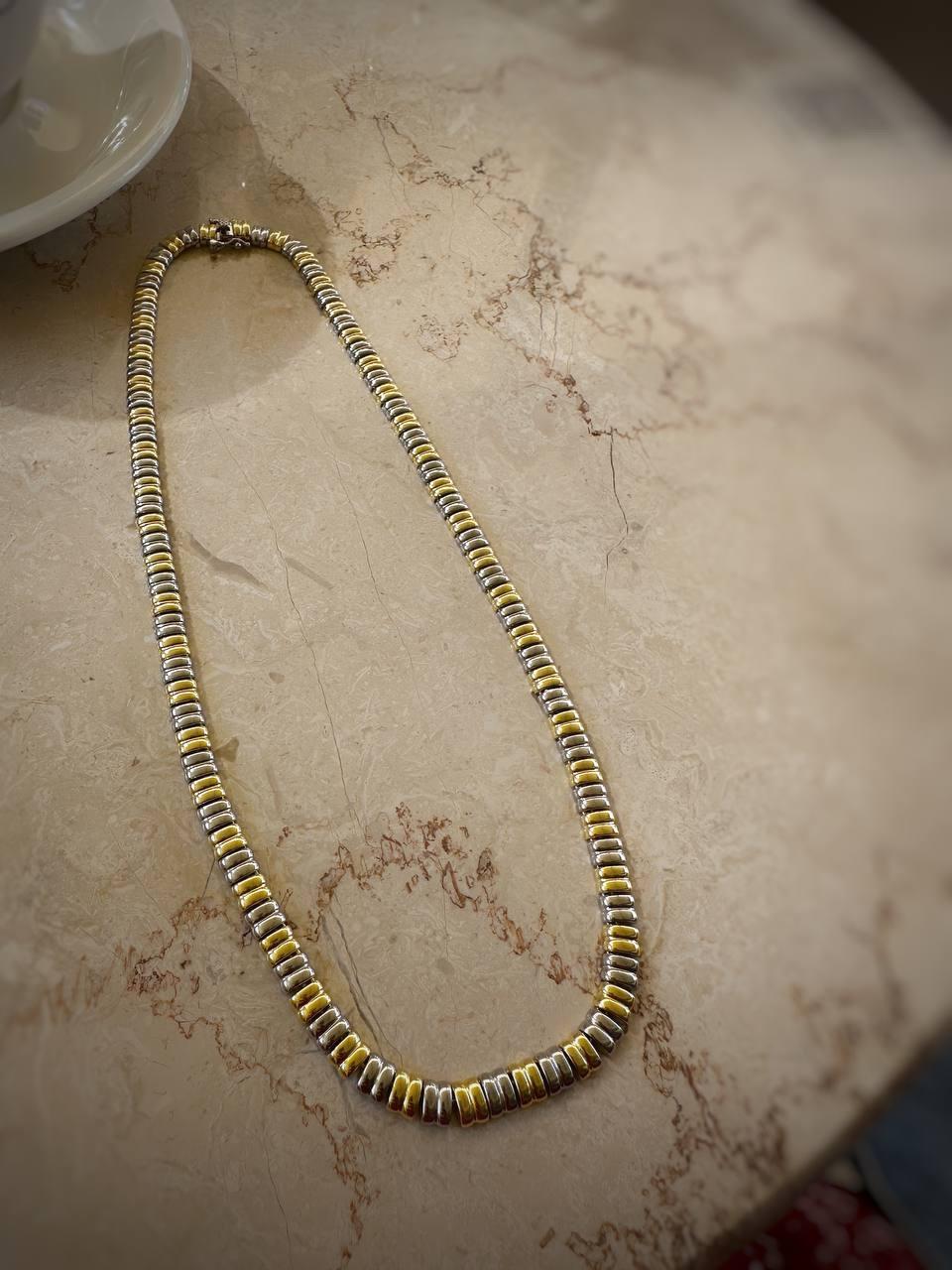 Vip Özel Seri İki Renkli İtalyan Sarmal Kolye