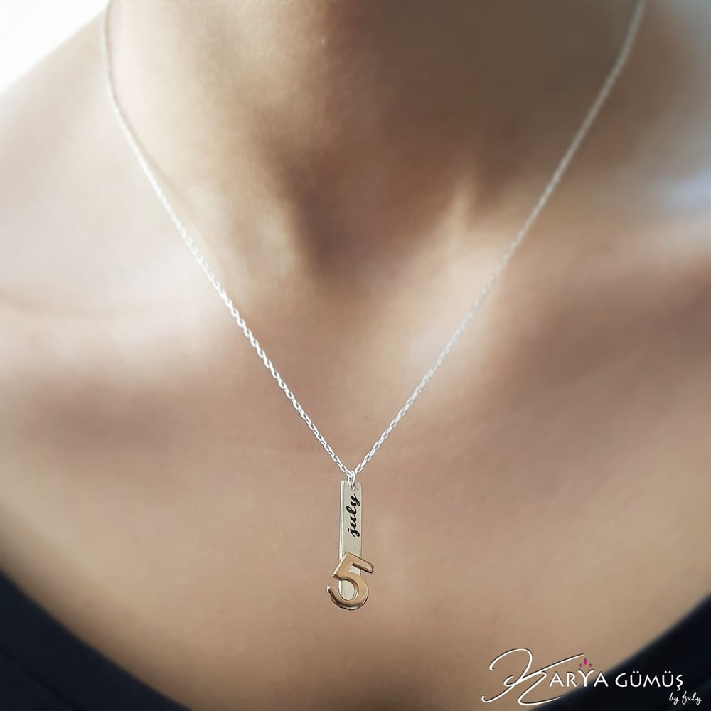 YENİ ÇUBUK TARİH GÜMÜŞ KOLYE