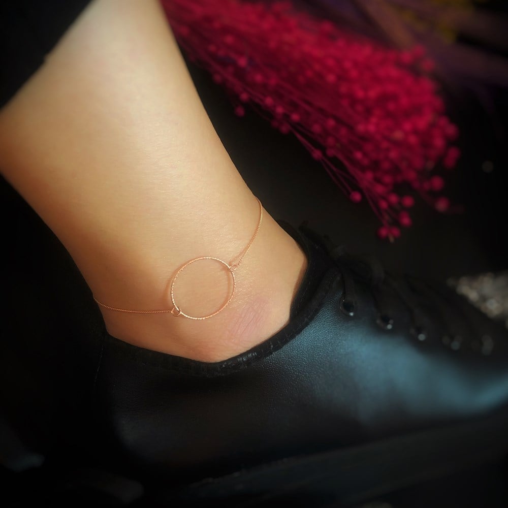 Yeni Halka Model Gümüş Halhal