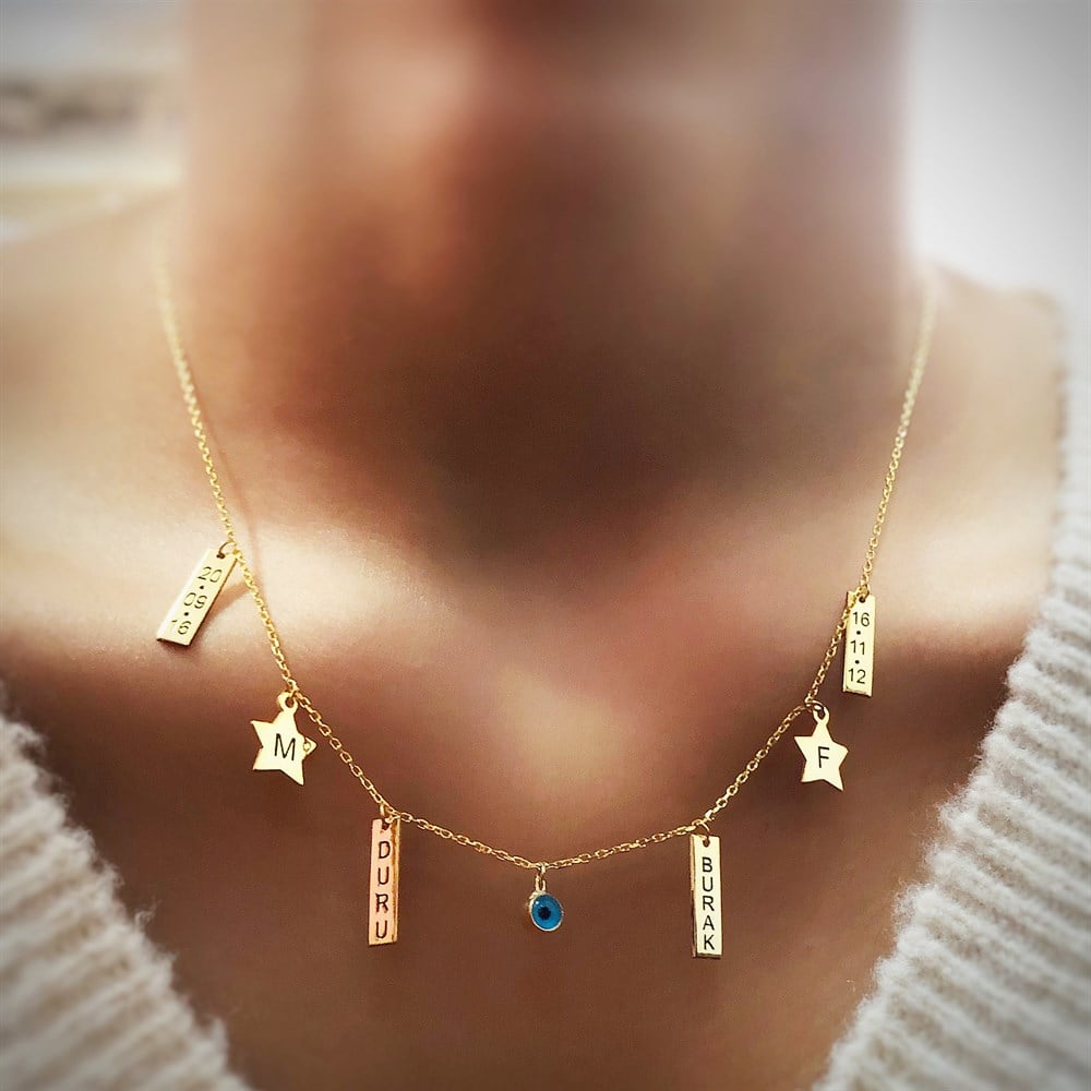 Yeni İsimli Şans Gümüş Kolye