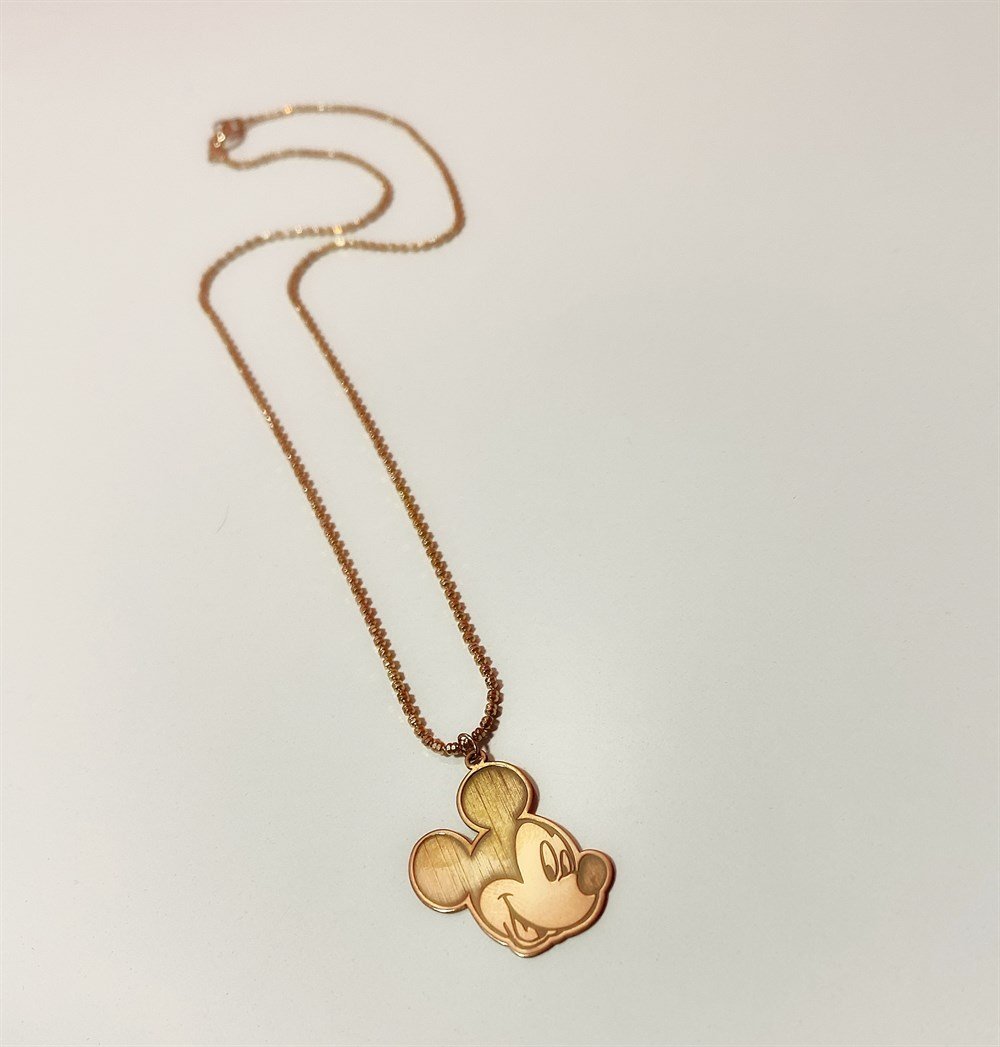 Yeni Tasarım Mickey Kolye
