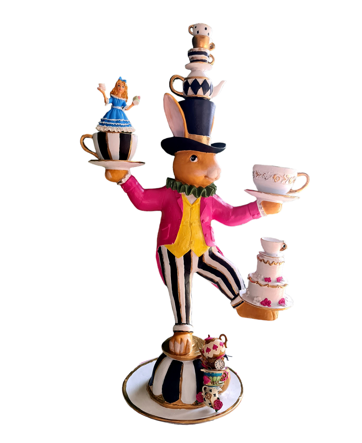 Alice Pink Tea Time dev decor 58 cm