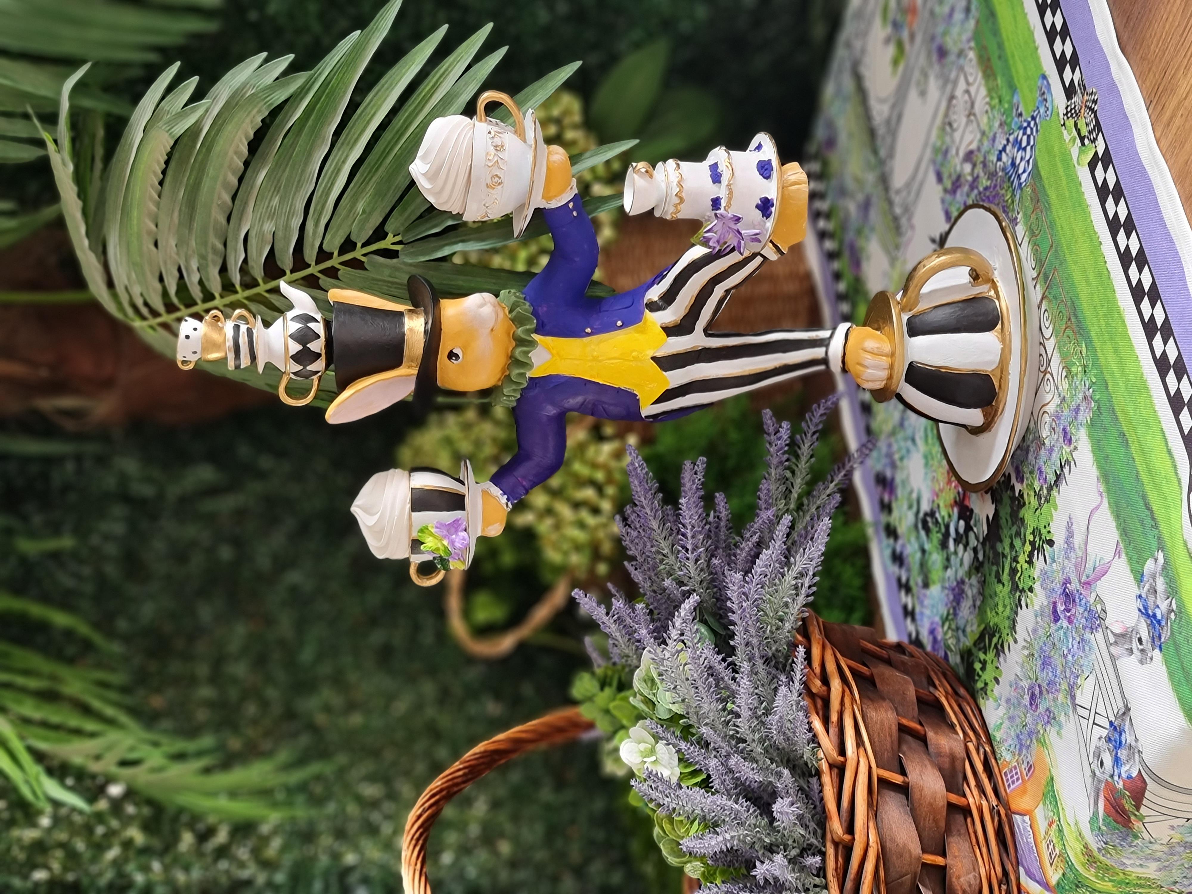 Alice Purple Tea Time dev decor 58 cm