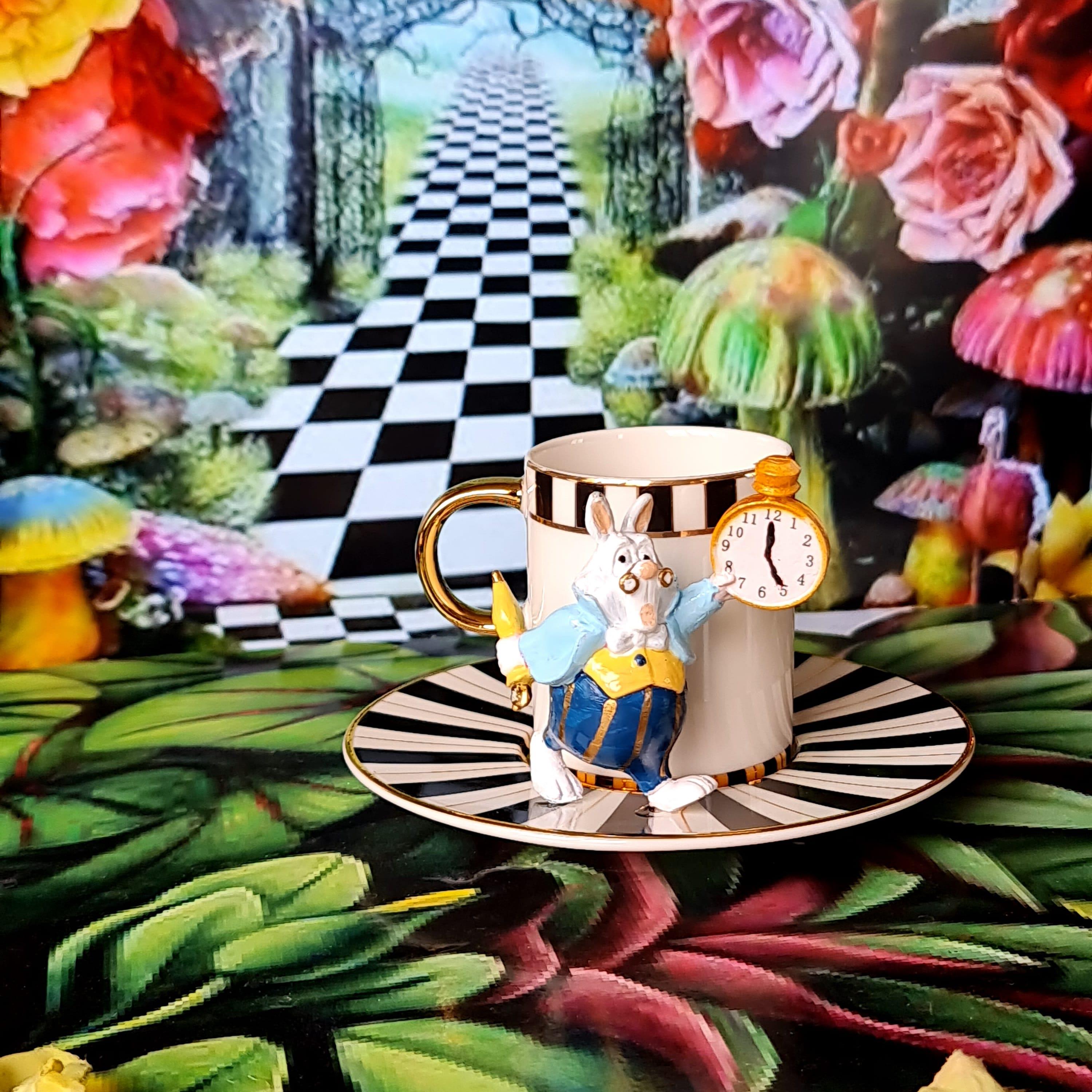 Alice White Rabbit kahve fincanı