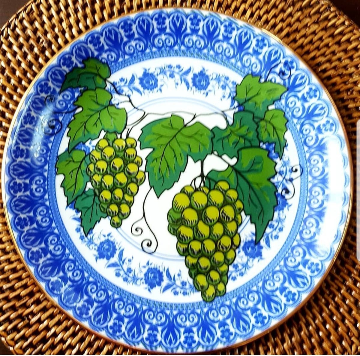 BLEU BLANC GRAPE TABAK 23 CM 