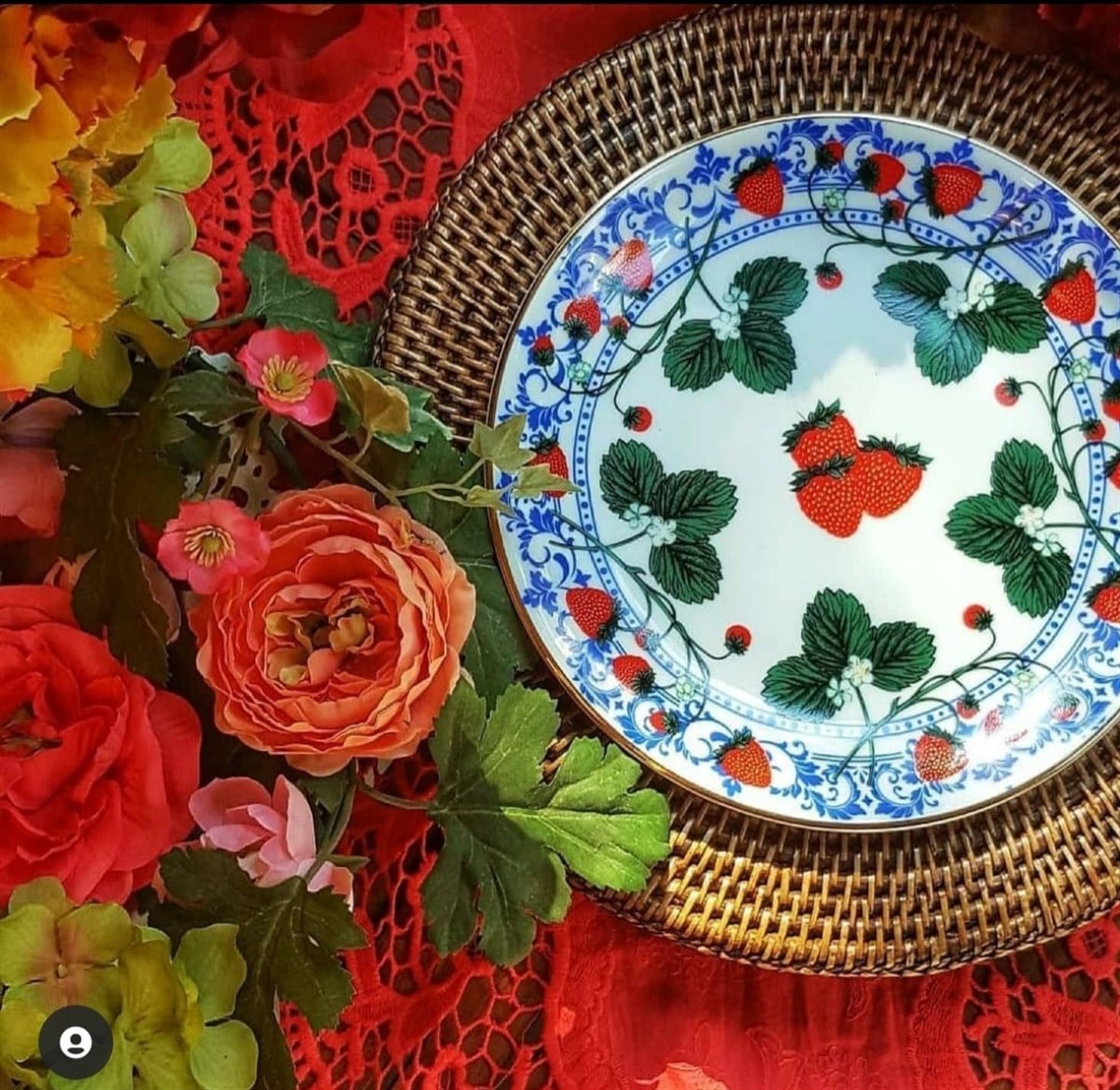 BLEU BLANC STRAWBERRY TABAK 23 CM 